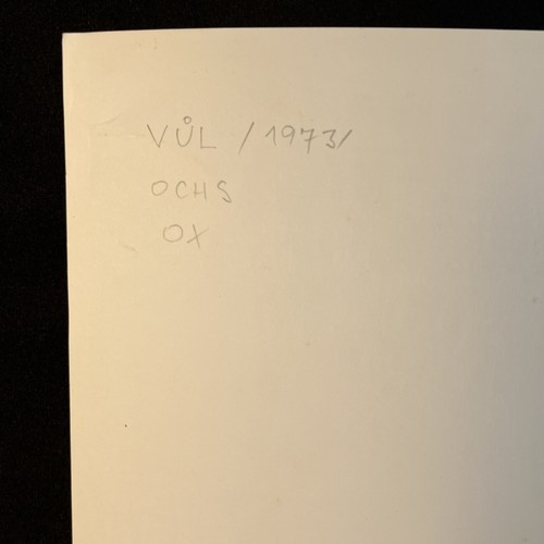 PV09111 Unframed Signed Ladislav Postupa Gelatin Silver Print VUL OCHS OX 1973 - Picture 11 of 13