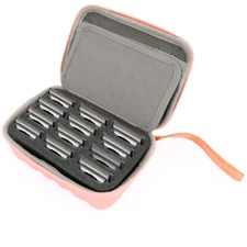 CM Rose Gold Clipper Blade Holder for 12 Blades, Clipper Blade Storage Case Only