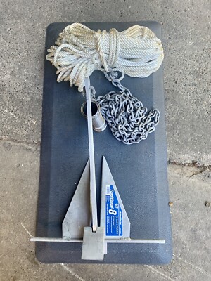 West Marine Model 439935 Taditional 8” Traditional Anchor & Rode | eBay
