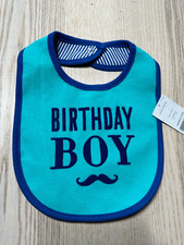 Baby Boy New Carter's Birthday Boy Baby Bib
