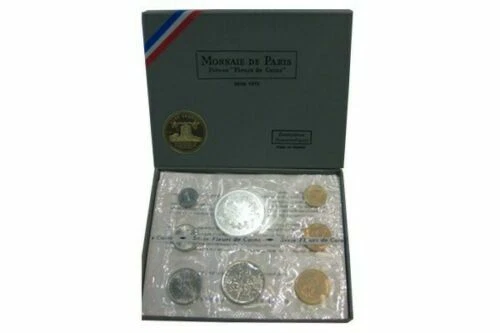 Boîtiers FDC, BU, BE de pièces de monnaie françaises qualité FDC