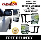 <!--F#f_0-->TOWING MIRRORS PAIR HEAVY DUTY MULTI FIT STRAP ON TOWING CARAVAN 4X4 TRAILER<!--F/-->