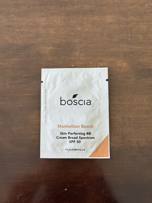 8x Boscia Skin Perfecting BB Cream SPF 30 Manhattan Beach 0.085oz SAMPLE