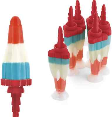 Cuisipro Snap-Fit Rocket Pop Molds, Set of 6
