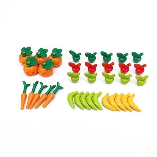 City Food Fruit Trees Box Flower Parts for Lego Sets Building Blocks Sets DIY - Picture 64 of 65