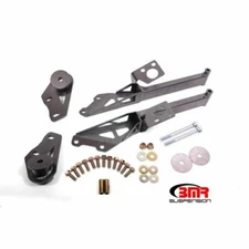 BMR Suspension CB762H Subframe Braces Rear Irs Steel Black Hammertone
