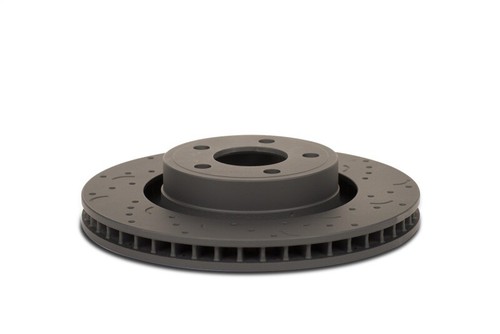 Hawk Performance HTC4505 Drilled and Slotted Brake Rotor Set for 2006 BMW 525xi - Picture 4 of 10