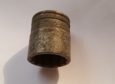 Vintage Snap On F-200 5/8" Knurled Socket 3/8" Drive 12 Point