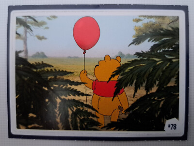 Auchan Disney 100 Years of Magic Sticker No. 78 Winnie the Pooh Balloon Sticker