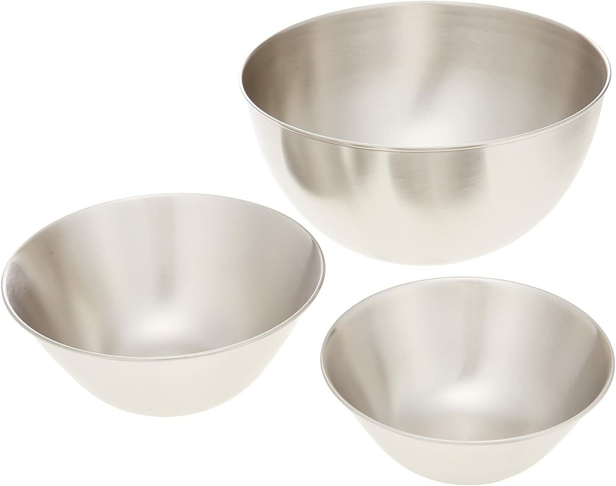 Yanagi Sori Stainless bowl & Punching Strainer 6 Piece Set From