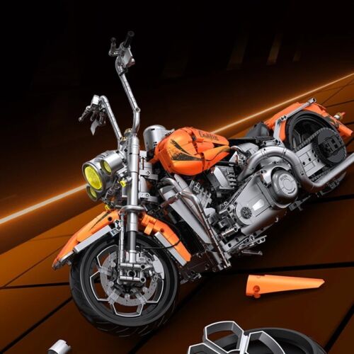1:5 Classic Motorcycle Building Blocks 2392PCS - Picture 5 of 6