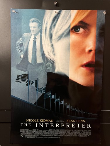The Interpreter Movie Poster  27x40 D/S original authentic movie theatre used