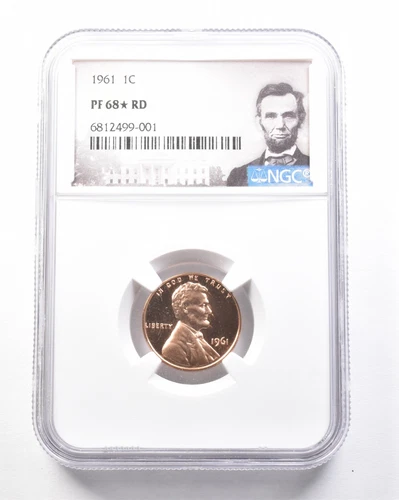 1961 Lincoln Memorial Cent PF68* STAR RD NGC *7813