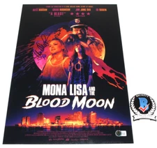ANA LILY AMIRPOUR SIGNED 'MONA LISA AND THE BLOOD MOON' MOVIE POSTER BECKETT COA