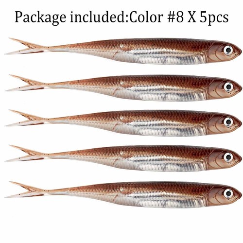 Fish Forked Tail Bait Quality Soft Swimbait Fishing Bait Soft Lure Fishing Lure - Picture 6 of 20