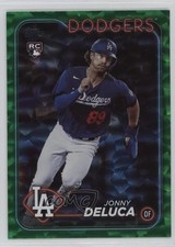 2024 Topps Series 1 Green Crackle Foil 412/499 Jonny Deluca #233 6o3