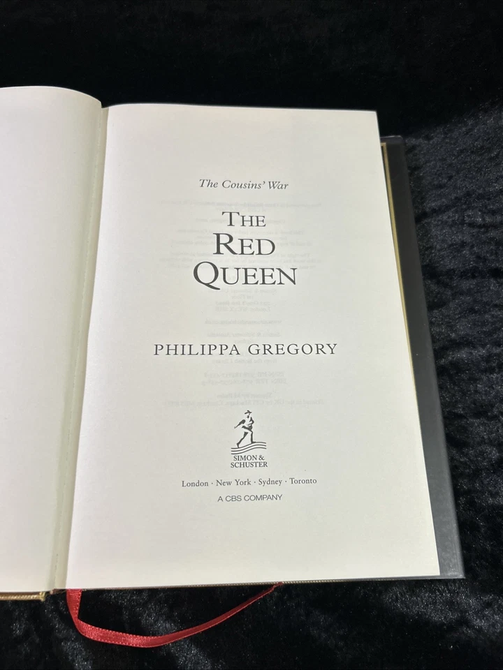 The Red Queen (COUSINS' WAR) - Philippa GREGORY - h/c d/j 1st ed 2010 ribbon Foto 3 de 4