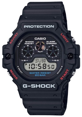 Unused CASIO G-SHOCK DW-5900-1JF Black Sport Men's Watch in Box