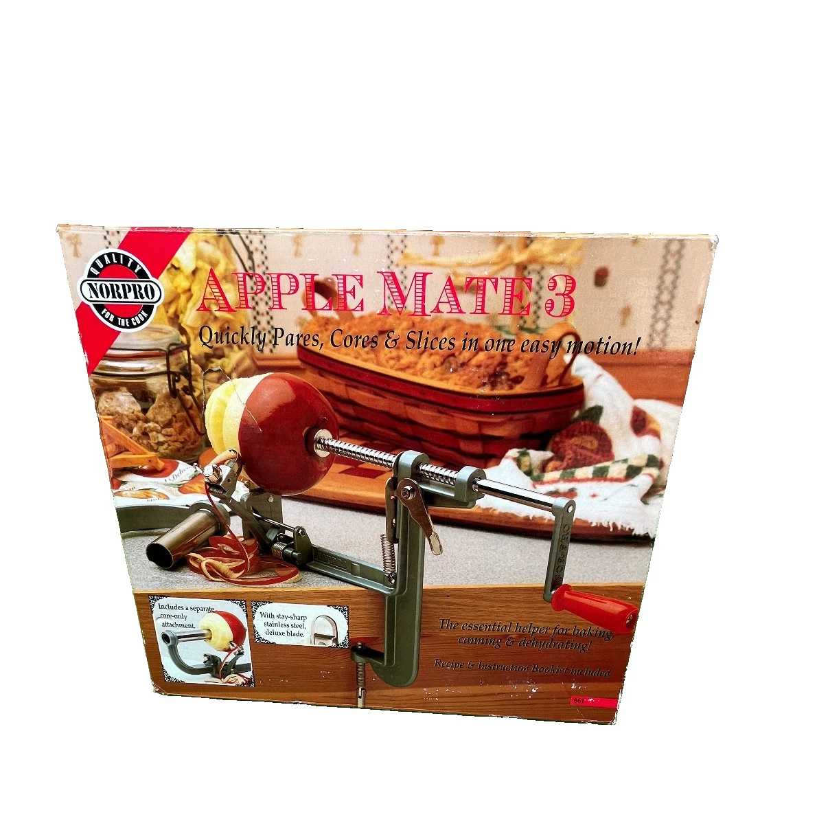 Apple mate 3 Machine Peels, Core And SLICE in One Step New Opened Box