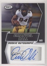 2019 Sage Hit Premier Draft Rookie Auto Black Emanuel Hall #A49 Auto 2b2