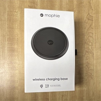 mophie Wireless Charging Base Qi 7.5W Black for iPhone 8 8 Plus X