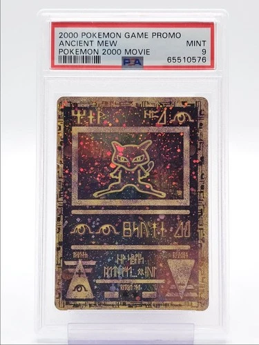 ANCIENT MEW 2000 POKEMON GAME POKEMON 2000 MOVIE PROMO A PSA 9 Q4444