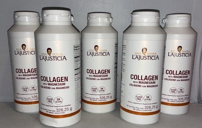 Lot Of 5-Ana Maria Lajusticia, Collagen with Magnesium, 450 Tablets Each
