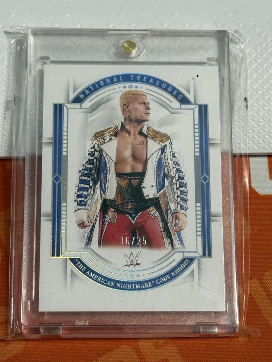 2024 Panini National Treasures Cody Rhodes Silver Base /25 #2