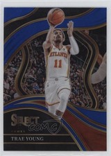 2023-24 Panini Select Courtside Blue Prizm Trae Young #243 1c35