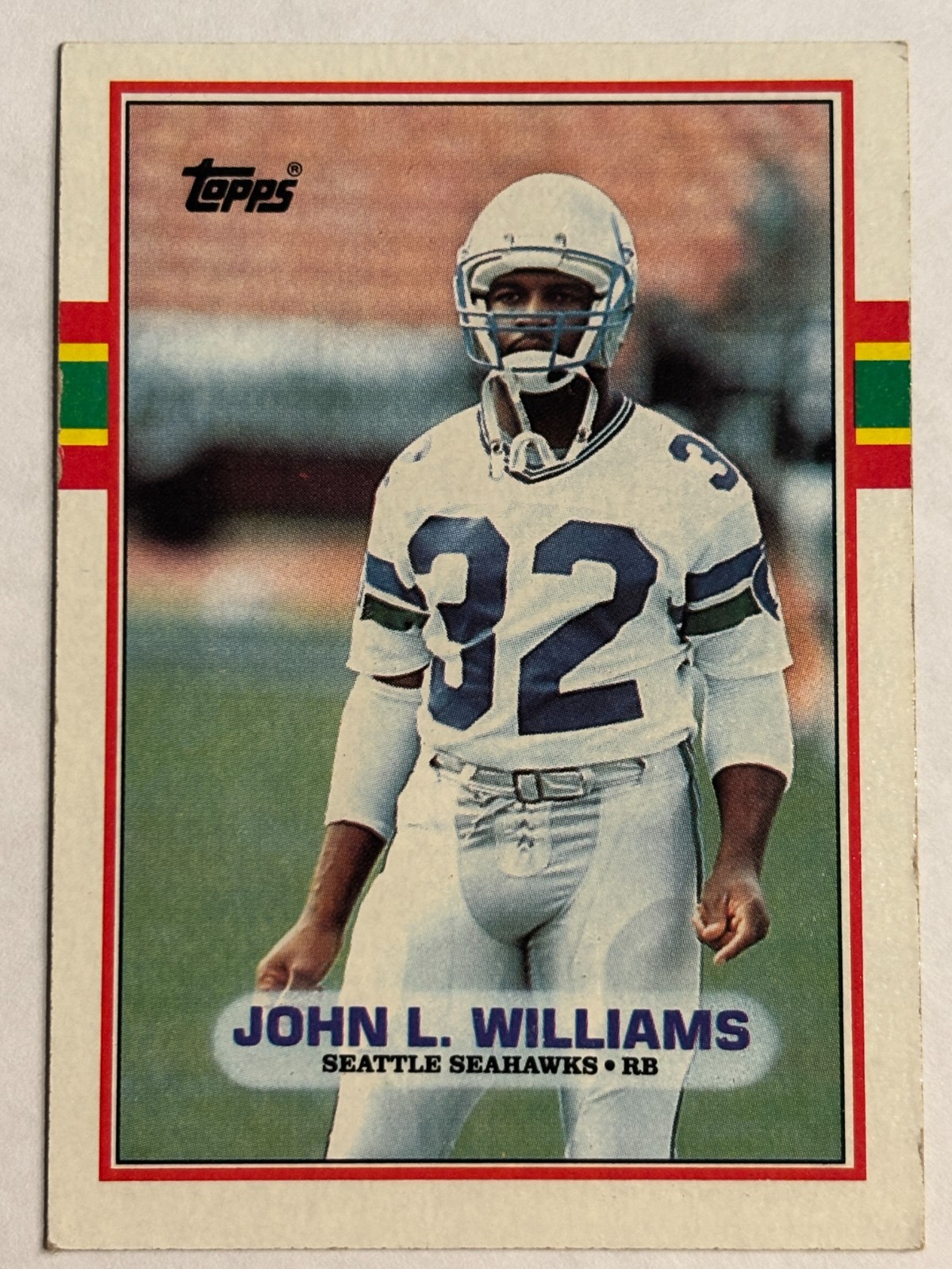 1989 Topps #190 John L Williams Seattle Seahawks