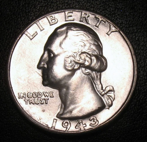 1943 D BU UNC CHOICE BU UNC SILVER WASHINGTON QUARTER