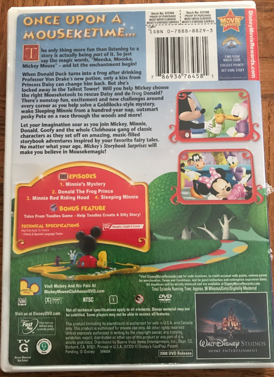 ディズニーDVD Mickeys Storybook Surprises DVD | eBay