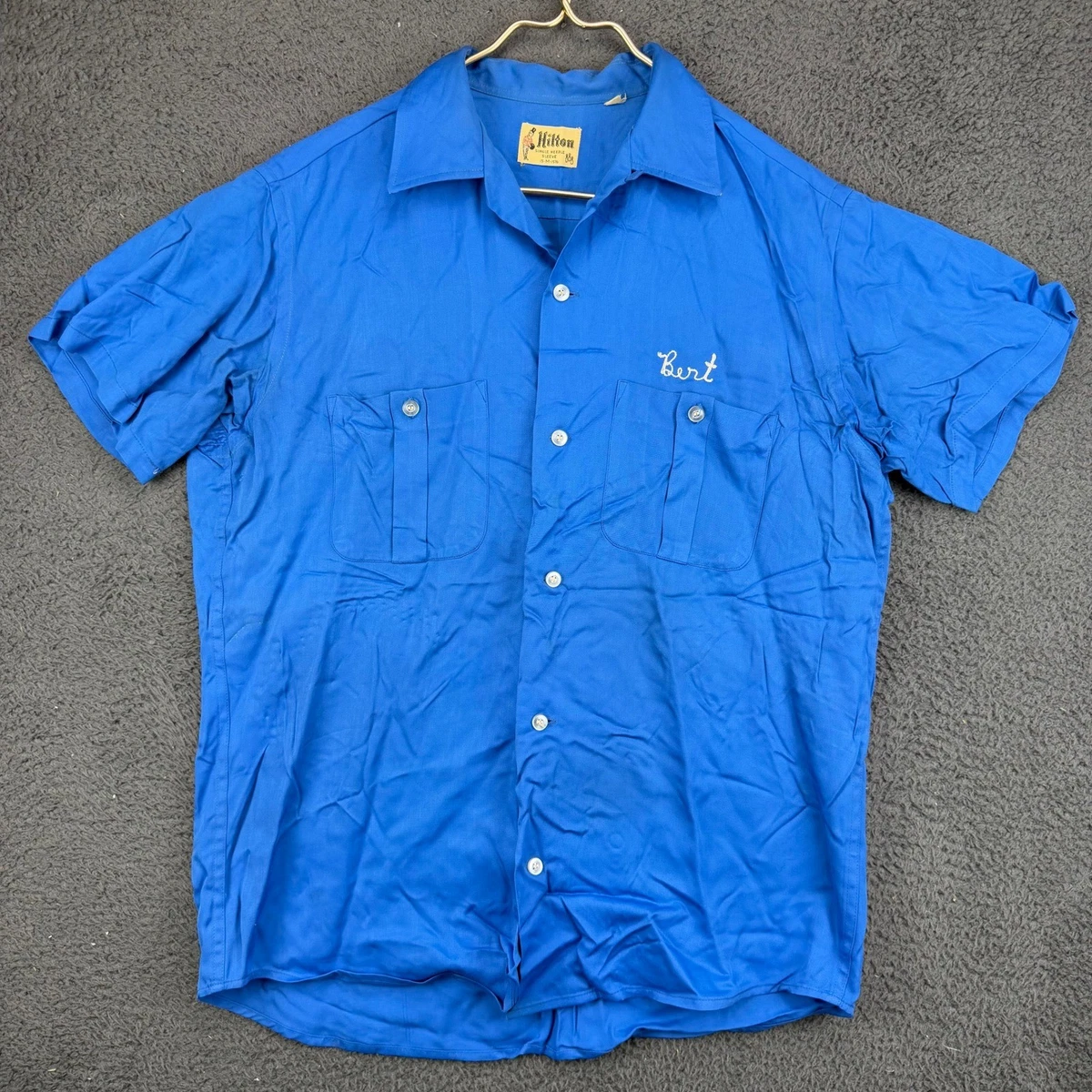 vintage hilton bowling shirt products for sale | eBay