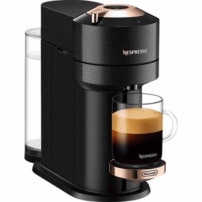 Nespresso Vertuo Next Coffee and Espresso Machine by De'Longhi, Black with Rose