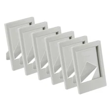 6 Pcs Mini Picture Frames 2.4 x 3.5 Inch Rectangle Photo Frame, Grey