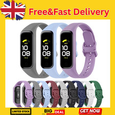 For Samsung Galaxy Fit Replacement Silicone Watch Strap Band Wristband