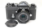 Nikon F Eyelevel 35mm SLR Film Camera Black GN 45mm F/2.8 Lens S/N 722xxxx