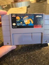 Virtual Bart (Super Nintendo, SNES) Authentic Tested 