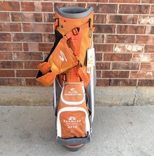  NEW Rickie Fowler Signed Orange Golf Cobra Bag Farmers Insurance Open Stand Bag