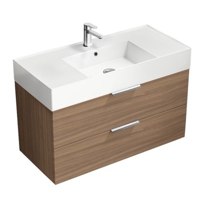 Nameeks Derin-4018-W Derin 40'' Wall Mounted Single Basin Vanity - MultiColor