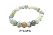 Amazonite Genuine Stone Bracelet Reiki Aura