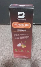 Beworths Vitamin B12 liquid drops 2 fl.oz. dietary supplement