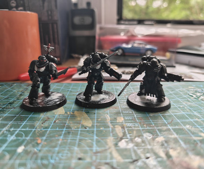 Warhammer 40K  Dark Angels Inner Circle Kit bash 