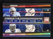 2009 Donruss Elite Passing the Torch 18/25 Barry Sanders Kevin Smith #2 Auto 1q7