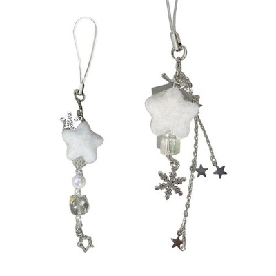 Phone Ornament Winter Phone Decors Enhances Mobile Aesthetics with Soft Touch