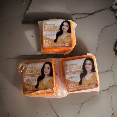 3x ROSMAR KAGAYAKU KOJIC PEELING  SOAP 70g Each