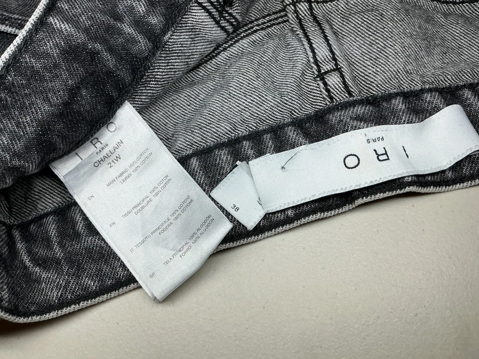 Iro женщин Challain Jean брюки темно серый черный 38 - Изображение 2 из 3