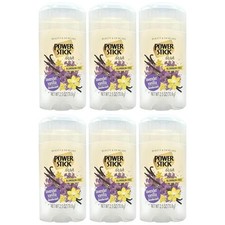 Power Stick For Her Lavender Vanilla Aluminum-Free Deodorant, 2.5oz Pack of 6