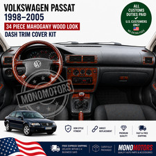 Wood Look Dash Trim Kit For Volkswagen Passat B5 34pcs 1998-2005 Wood Look Dash Trim Kit For Volkswagen Passat B5 34pcs 1998-2005