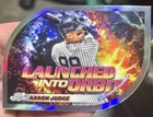 2024 Topps Chrome Cosmic Aaron Judge Launched Into Orbit Die Cut SP